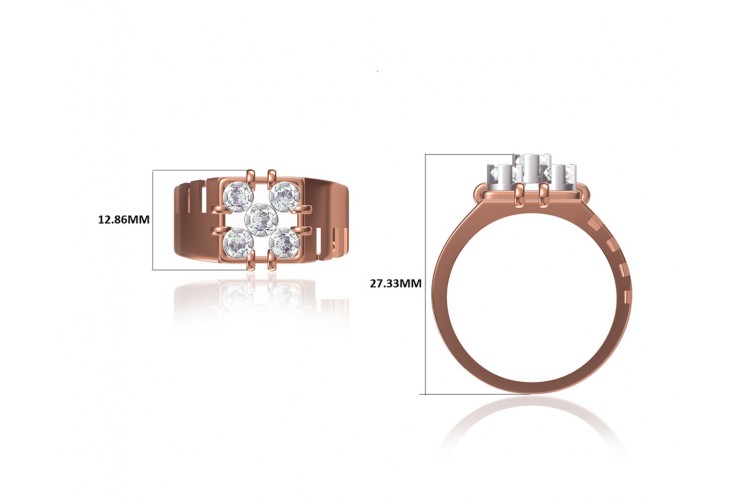 Nevile diamond ring in 18k  Gold